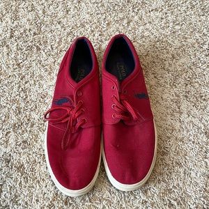 Ralph Lauren shoes red